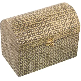 Caja-Joyero Alexandra House Living Dorado Metal 25 x 18 x 15 cm de Alexandra House Living, Cajas - Ref: D1625570, Precio: 25,...