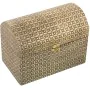 Guarda-Joias Alexandra House Living Dourado Metal 25 x 18 x 15 cm de Alexandra House Living, Caixas - Ref: D1625570, Preço: 2...