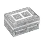 Box-Schmuckkästchen Alexandra House Living Silberfarben Metall 18 x 9 x 13 cm von Alexandra House Living, Schmuckkästen - Ref...