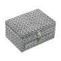 Guarda-Joias Alexandra House Living Prateado Metal 18 x 9 x 13 cm de Alexandra House Living, Caixas - Ref: D1625579, Preço: 1...