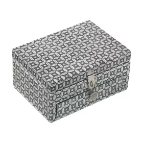 Box-Schmuckkästchen Alexandra House Living Silberfarben Metall 18 x 9 x 13 cm von Alexandra House Living, Schmuckkästen - Ref...