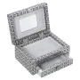 Caja-Joyero Alexandra House Living Plateado Metal 18 x 9 x 13 cm de Alexandra House Living, Cajas - Ref: D1625579, Precio: 20...