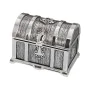 Jewelry box Alexandra House Living Grey Metal 11 x 7 x 8 cm Chest by Alexandra House Living, Boxes - Ref: D1625582, Price: 30...