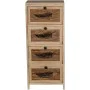 Colonnes Alexandra House Living Marron Rotin Fibre naturelle 40 x 94 x 30 cm de Alexandra House Living, Commodes - Réf : D162...