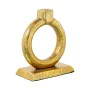 Candle Holder Alexandra House Living Gold Aluminium 14 x 8 x 16 cm by Alexandra House Living, Candelabras and candle holders ...