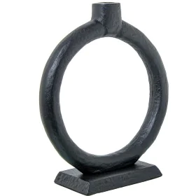 Candle Holder Alexandra House Living Black Aluminium 22 x 8 x 24 cm by Alexandra House Living, Candelabras and candle holders...