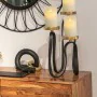 Candle Holder Alexandra House Living Black Aluminium by Alexandra House Living, Candelabras and candle holders - Ref: D162713...