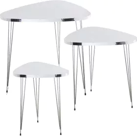 Set of 3 tables Alexandra House Living Silver Wood by Alexandra House Living, Tables - Ref: D1627386, Price: 77,95 €, Discoun...