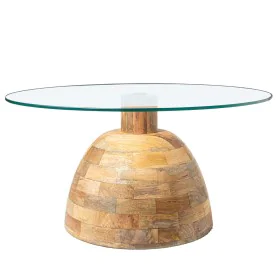 Centre Table Alexandra House Living Brown Transparent Crystal 78 x 41 x 78 cm by Alexandra House Living, Tables - Ref: D16274...