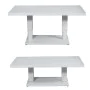 Table Alexandra House Living Blanc 140 x 82 cm Réglable de Alexandra House Living, Tables de jardin - Réf : D1627404, Prix : ...