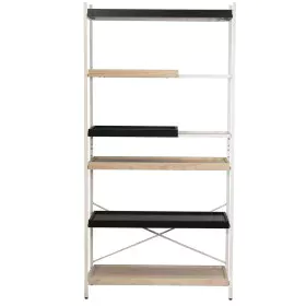 Scaffale Alexandra House Living Marrone Nero Metallo 100 x 201 x 40 cm di Alexandra House Living, Unità di mensole - Rif: D16...