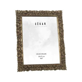 Photo frame Alexandra House Living Golden Plastic 14 x 1 x 19 cm by Alexandra House Living, Table and wall frames - Ref: D162...