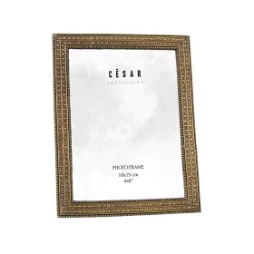 Photo frame Alexandra House Living Golden Plastic 13 x 1 x 18 cm by Alexandra House Living, Table and wall frames - Ref: D162...