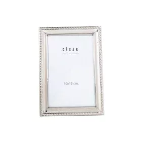 Moldura de Fotos Alexandra House Living Prateado Metal 12 x 17 x 1 cm de Alexandra House Living, Molduras de parede e mesa - ...