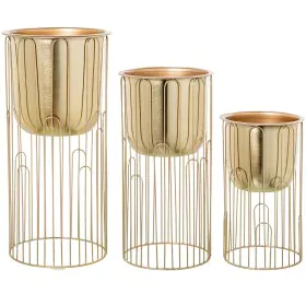 Conjunto de vasos Alexandra House Living Ouro Metal 3 Peças de Alexandra House Living, Vasos - Ref: D1633198, Preço: 131,91 €...