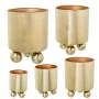 Set of Planters Alexandra House Living Gold Metal 5 Pieces by Alexandra House Living, Cachepots - Ref: D1633200, Price: 170,6...