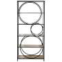 Scaffale Alexandra House Living Marrone Nero Metallo 80 x 180 x 33 cm di Alexandra House Living, Unità di mensole - Rif: D163...