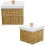 Set of decorative boxes Alexandra House Living White Brown Wood 2 Pieces by Alexandra House Living, Boxes - Ref: D1633225, Pr...