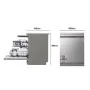 Dishwasher LG DF243FVS Steel 60 cm by LG, Standard size dishwashers - Ref: S0460067, Price: 518,65 €, Discount: %