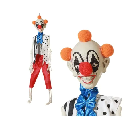 Décoration d'Halloween Squelette Clown 40 cm de BigBuy Home, Halloween - Réf : S1135624, Prix : 6,66 €, Remise : %