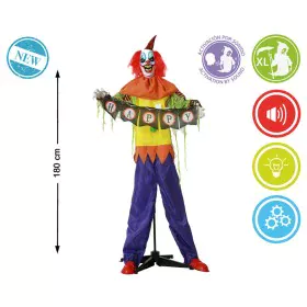 Décoration d'Halloween Clown 180 x 120 x 18 cm de BigBuy Home, Halloween - Réf : S1135652, Prix : 69,93 €, Remise : %