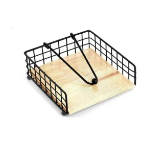 Servilletero Confortime Rustic Negro Metal (19 x 19 x 7 cm) de Confortime, Servilleteros - Ref: S2205878, Precio: 5,15 €, Des...