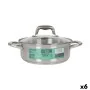 Casserole avec Couvercle en Verre Quttin Caesar Acier ø 22 x 8 cm (6 Unités) de Quttin, Faitouts - Réf : S2226634, Prix : 86,...