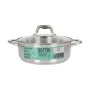 Casserole with glass lid Quttin Caesar Steel Ø 26 x 9 cm (4 Units) by Quttin, Casserole pans - Ref: S2226636, Price: 77,46 €,...