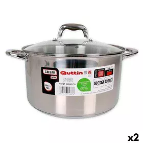 Olla Quttin 139513 10 L Acero (2 Unidades) (ø 28 x 16,5 cm) de Quttin, Cacerolas - Ref: S2226646, Precio: 55,59 €, Descuento: %