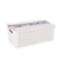 Boîte de rangement avec couvercle Tontarelli Arianna Plastique Blanc 4 L 29 x 16,6 x 11,2 cm (8 Unités) de Tontarelli, Boîtes...