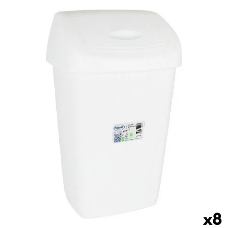 Cubo de basura Tontarelli Aurora Blanco (8 Unidades) de Tontarelli, Basura y reciclaje - Ref: S2228260, Precio: 47,17 €, Desc...