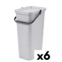 Cubo de Basura para Reciclaje Tontarelli Moda 24 L Blanco (6 Unidades) de Tontarelli, Basura y reciclaje - Ref: S2228295, Pre...