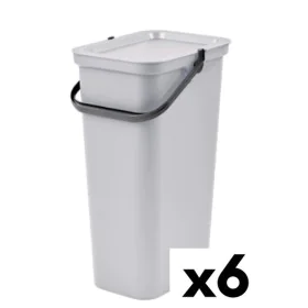 Caixote de Lixo para Reciclagem Tontarelli Moda 24 L Branco (6 Unidades) de Tontarelli, Lixo e reciclagem - Ref: S2228295, Pr...