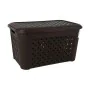 Panier à linge Tontarelli Arianna Avec couvercle Noir 48,3 L (6 Unités) de Tontarelli, Corbeilles à linge - Réf : S2228330, P...