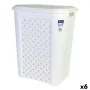 Laundry Basket Arianna Tontarelli 8105408_112 50 L White 44 x 35 x 55 cm (6 Units) by Tontarelli, Laundry Baskets - Ref: S222...