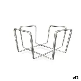 Napkin holder Quttin 17,5 x 17,5 x 9,5 cm (12 Units) Chromed by Quttin, Shelves and supports - Ref: S2229886, Price: 31,44 €,...