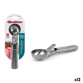 Cuillère à Glace Quttin 62955 Acier inoxydable Argenté 18 x 5 x 4 cm (12 Unités) de Quttin, Cuillères à glace - Réf : S223017...