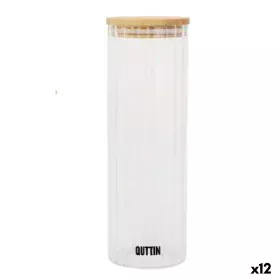 Tarro de Cristal Transparente Quttin 9 x 27 cm 1,4 L (12 Unidades) de Quttin, Almacenamiento de alimentos - Ref: S2230516, Pr...