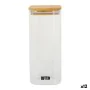 Recipiente Conservador de Alimentos Quttin Bambú Vidrio de Borosilicato 1 L (12 Unidades) de Quttin, Almacenamiento de alimen...