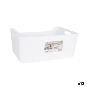 Multi-purpose basket Dem White 33 x 24 x 14,5 cm (12 Units) by Dem, Open Storage Bins - Ref: S2231036, Price: 38,59 €, Discou...