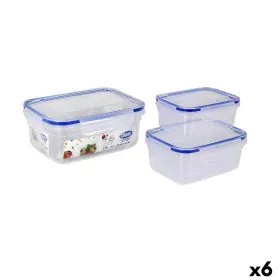 Set de Fiambreras Dem Hermético 3 Piezas (6 Unidades) de Dem, Almacenamiento de alimentos - Ref: S2231331, Precio: 24,47 €, D...