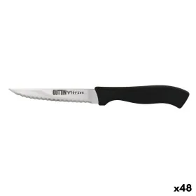 Coltello Seghettato Quttin Kasual Nero Argentato 22 x 2 x 1,5 cm (48 Unità) di Quttin, Coltelli - Rif: S2231868, Prezzo: 36,9...