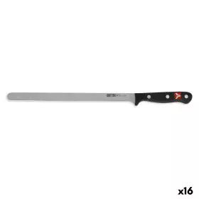 Coltello per Prosciutto Quttin Sybarite Nero Argentato 28 cm (16 Unità) di Quttin, Coltelli da prosciutto - Rif: S2231883, Pr...