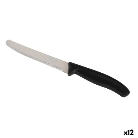 Knife Set Quttin Black Silver 6 Pieces 21,2 cm (12 Units) by Quttin, Knives - Ref: S2232059, Price: 27,67 €, Discount: %