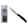 Set de Cuchillos Quttin 11 cm Negro Plateado 6 Piezas (12 Unidades) de Quttin, Cuchillos - Ref: S2232060, Precio: 28,11 €, De...