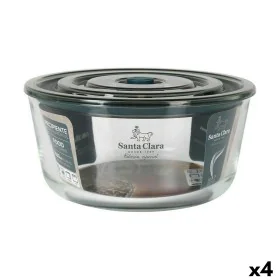 Hermetic Lunch Box Santa Clara Grey 1,65 L (4 Units) by Santa Clara, Food storage - Ref: S2232972, Price: 28,77 €, Discount: %