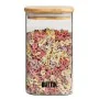 Recipiente para Conservar Alimentos Quttin Bambu Vidro de Borosilicato 720 ml (12 Unidades) de Quttin, Armazenamento de alime...