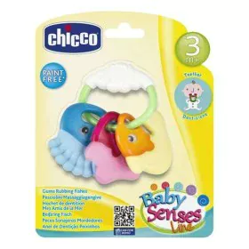 Anneau de dentition pour bébé Rattle Chicco PVC 11,5 x 11 x 2,5 cm (11,5 x 11 x 2,5 cm) de Chicco, Hochets - Réf : S2403114, ...