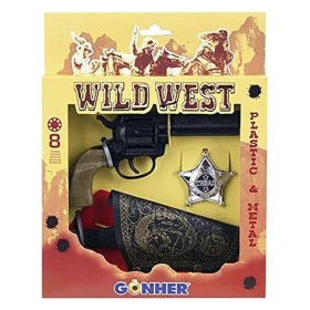 Conjunto de Pistolas do Oeste Gonher (3 pcs) de Gonher, Armas de brinquedo - Ref: S2404563, Preço: 9,73 €, Desconto: %