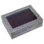 Caja para Relojes Alexandra House Living Negro Plateado Metal 20 x 28 x 20 cm de Alexandra House Living, Cajas para relojes -...